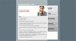 Desktop Screenshot of bfansupport.com