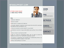 Tablet Screenshot of bfansupport.com